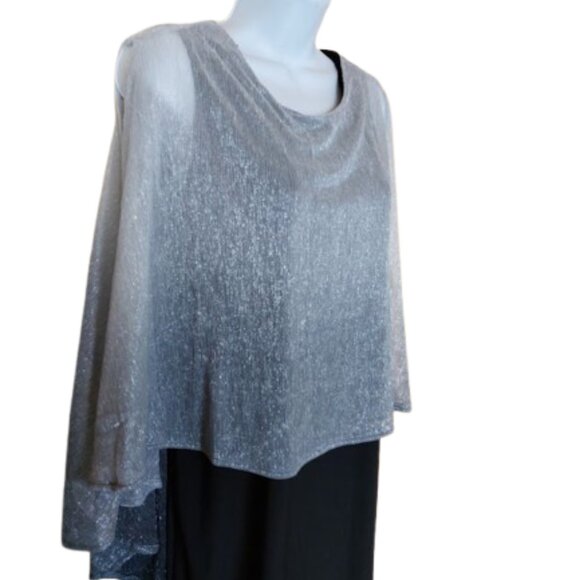 Unique Silver and Black Dress  Size Medium  New New With Tags - Picture 3 of 7